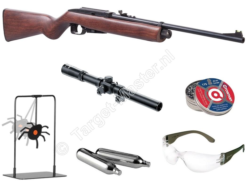 Crosman REPEATAIR 1077W Semi-Automatic Co2 Air Rifle 4.50mm, .177, SET-1 Crosman REPEATAIR 1077W Semi-Automatic Co2 Air Rifle 4.50mm, .177, SET-1